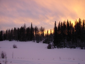 A typical Cariboo sunset